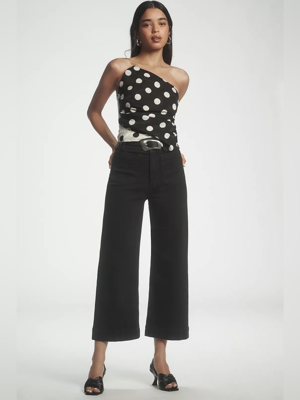 MY Maeve The Colette High-Rise Crop Wide-Leg Jeans